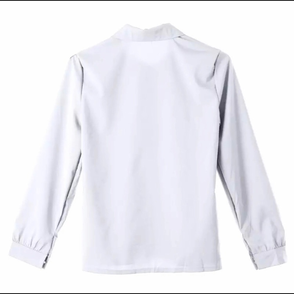 NEW White Top Summer Chic Office Style Classy - Picture 4 of 7